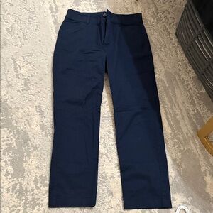 LOFT Women's Dark Blue Straight Leg Pants